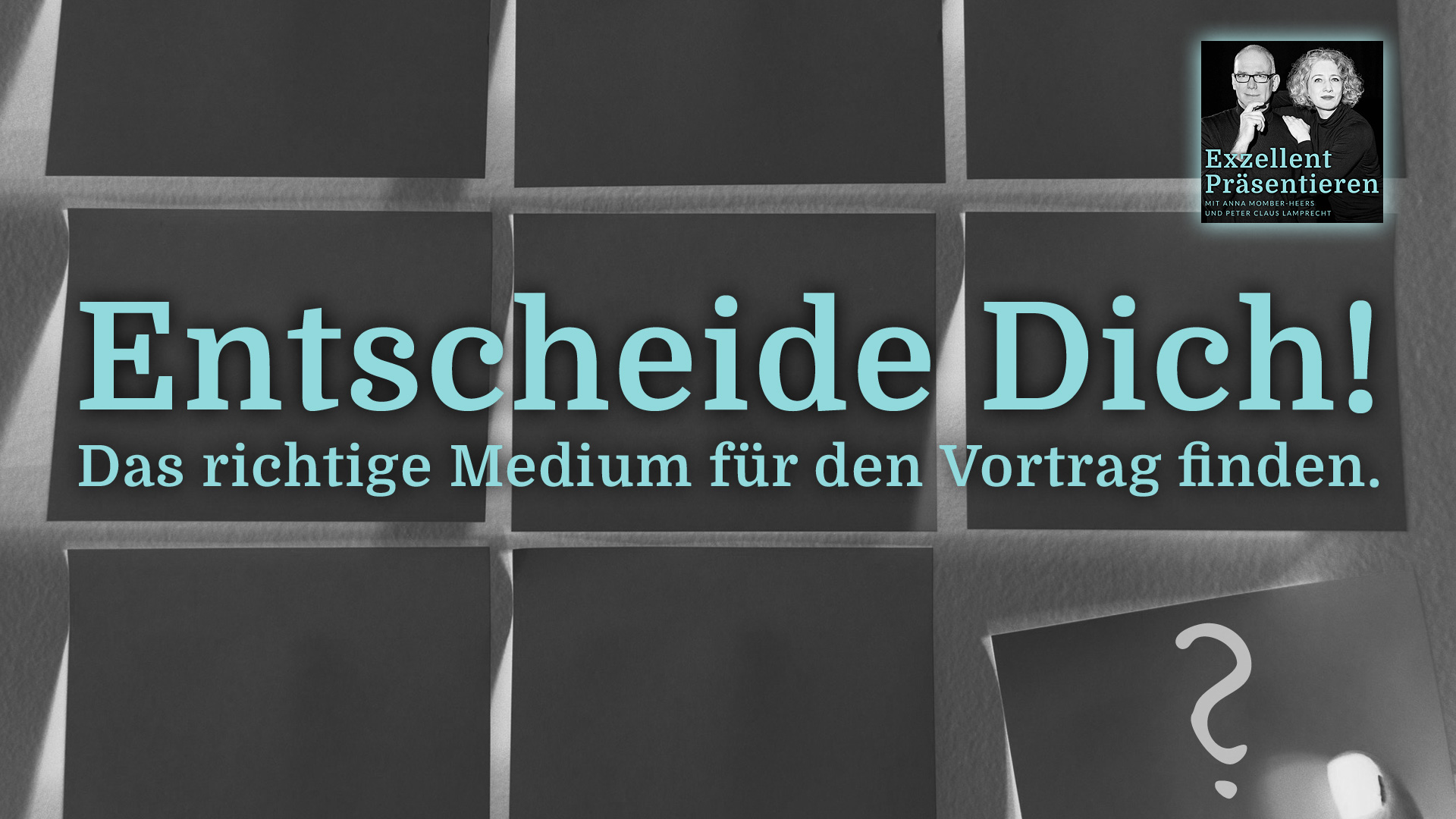 Welches Medium ist für meinen Vortrag das richtige Medium?